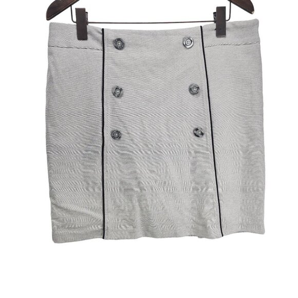 Lizzie Driver Golf Skirt Chicago Women's Size‎ 12 Striped Buttons - Picture 1 of 8